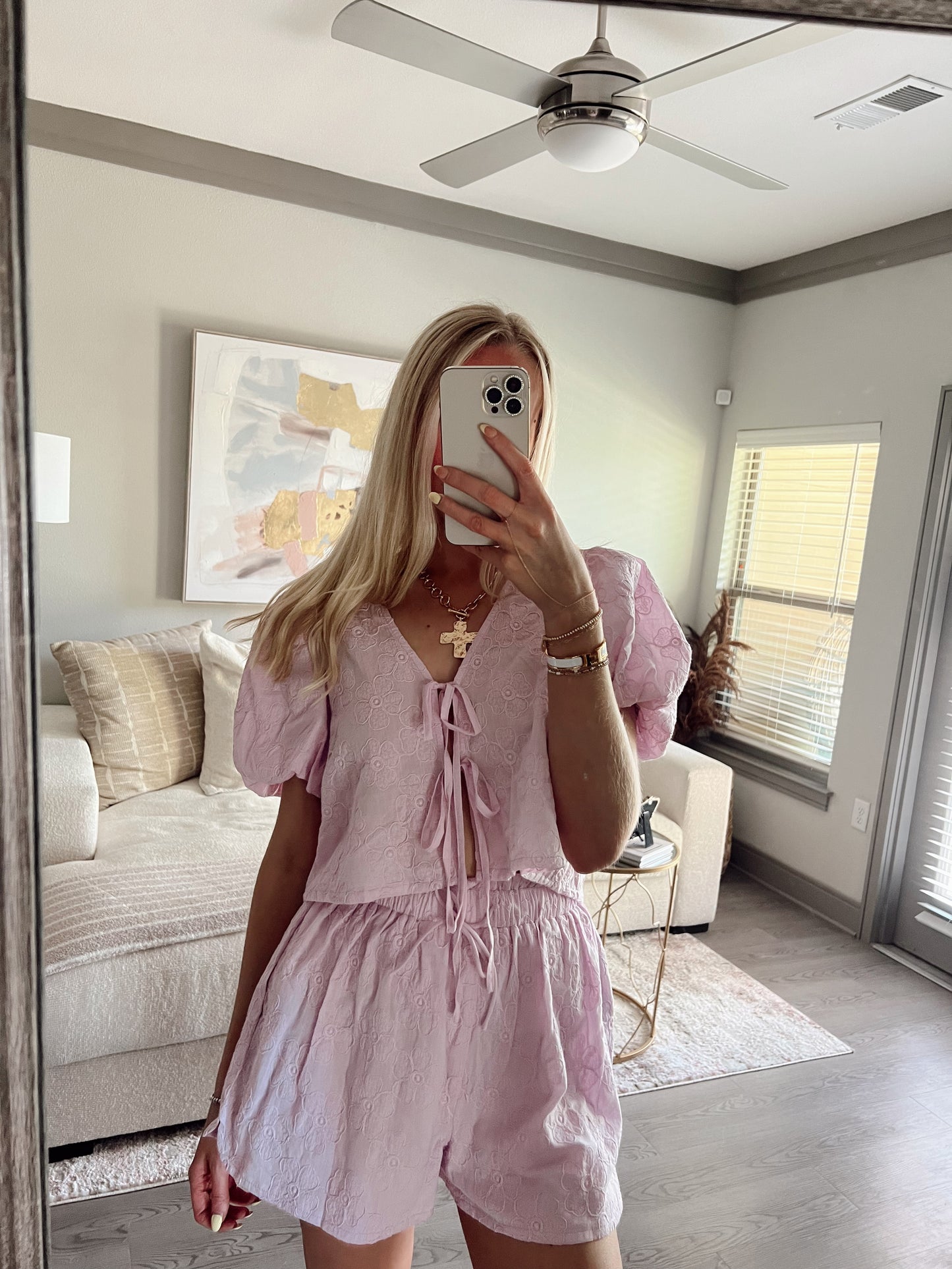 Lavender Floral Set