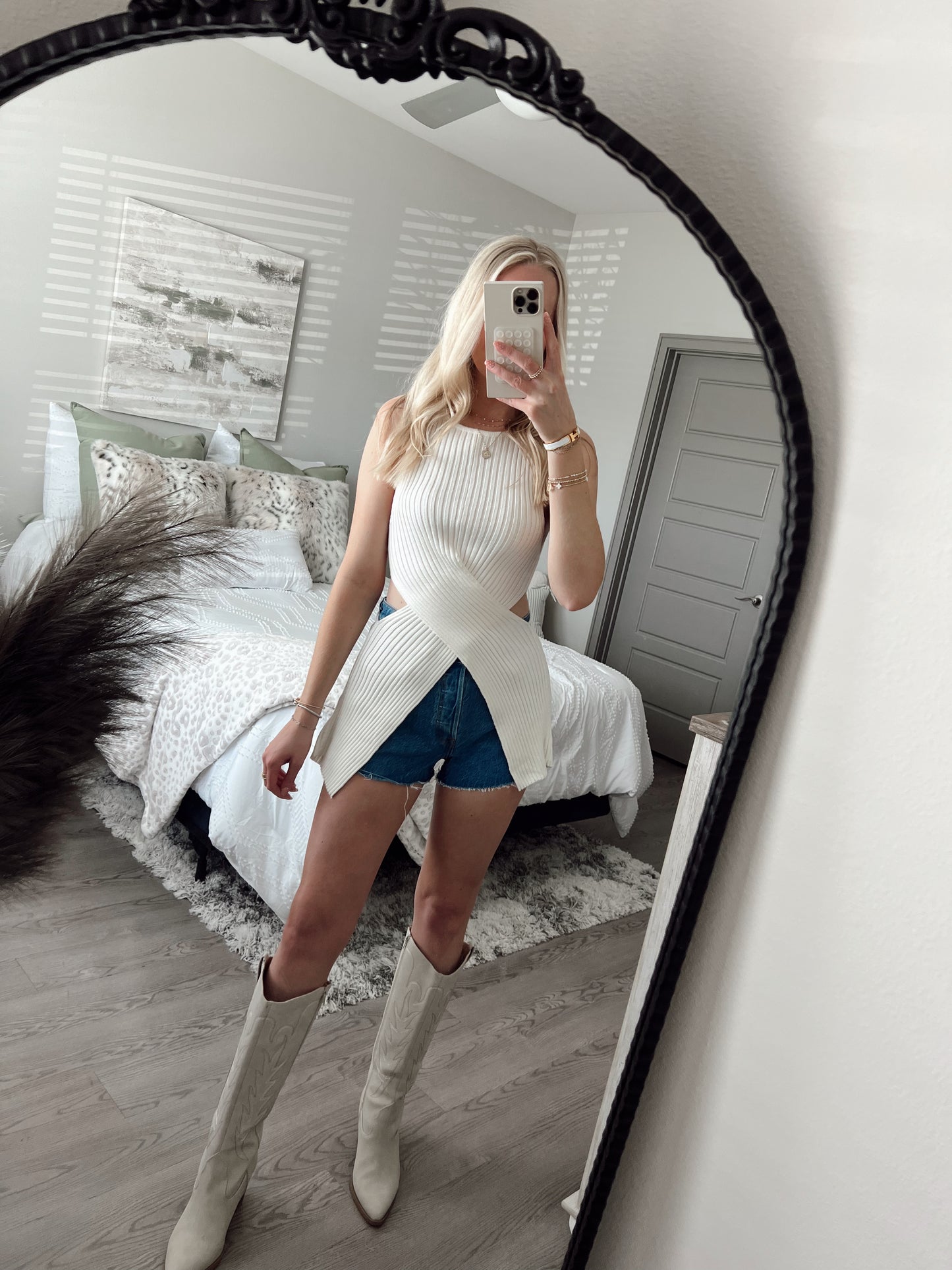 Cut Out Sweater Top