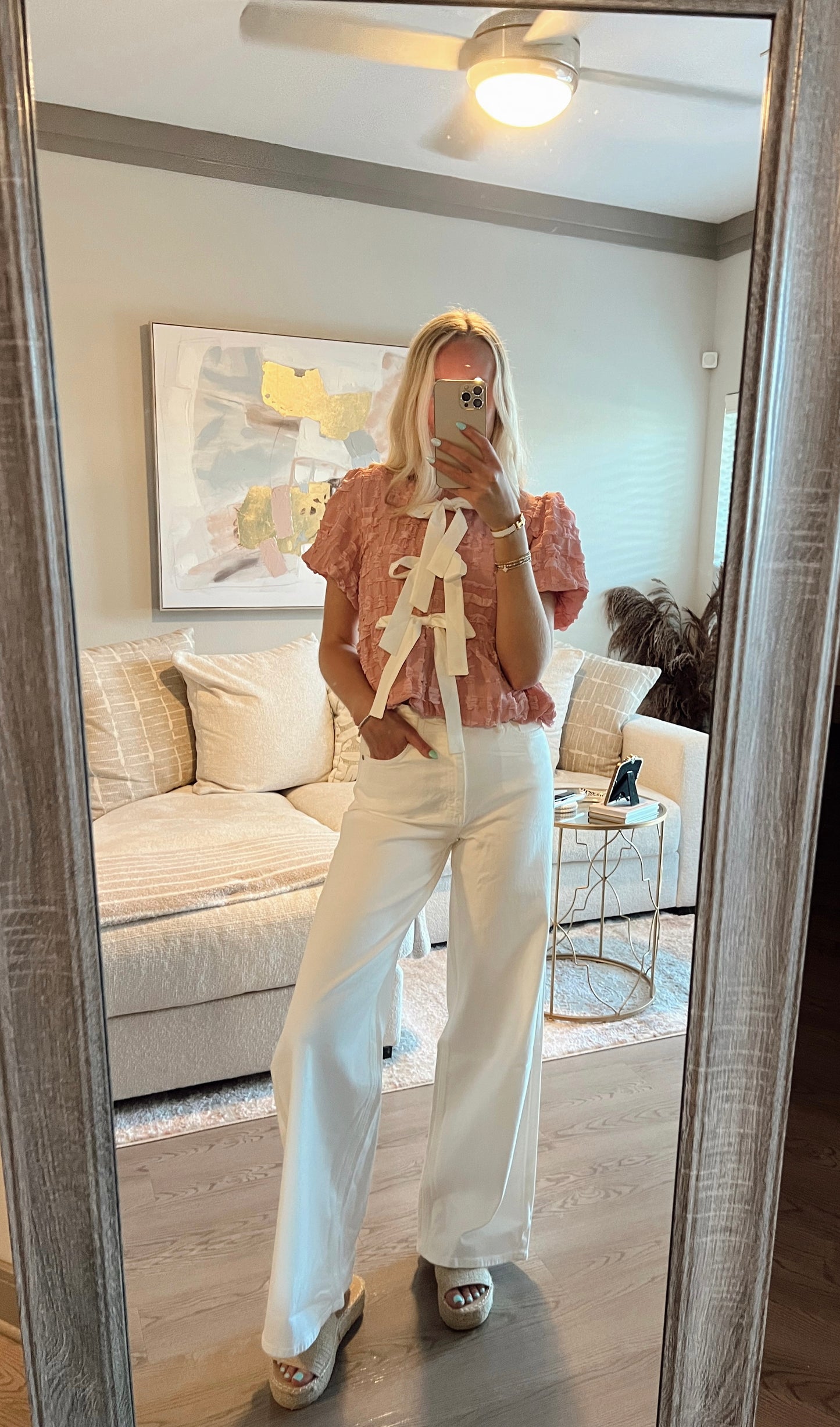 White Wide Leg Jeans