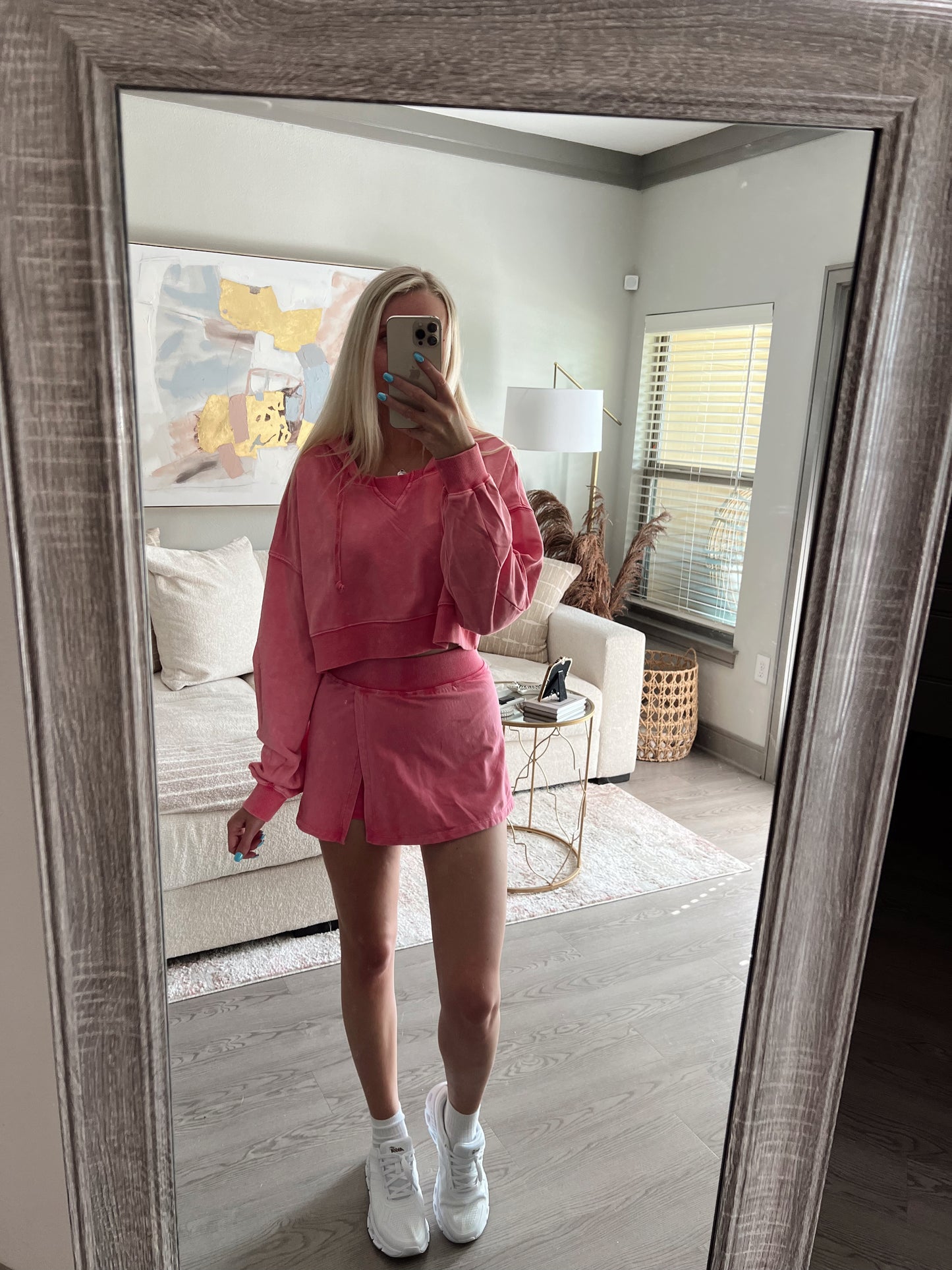 Washed Pink Hoodie