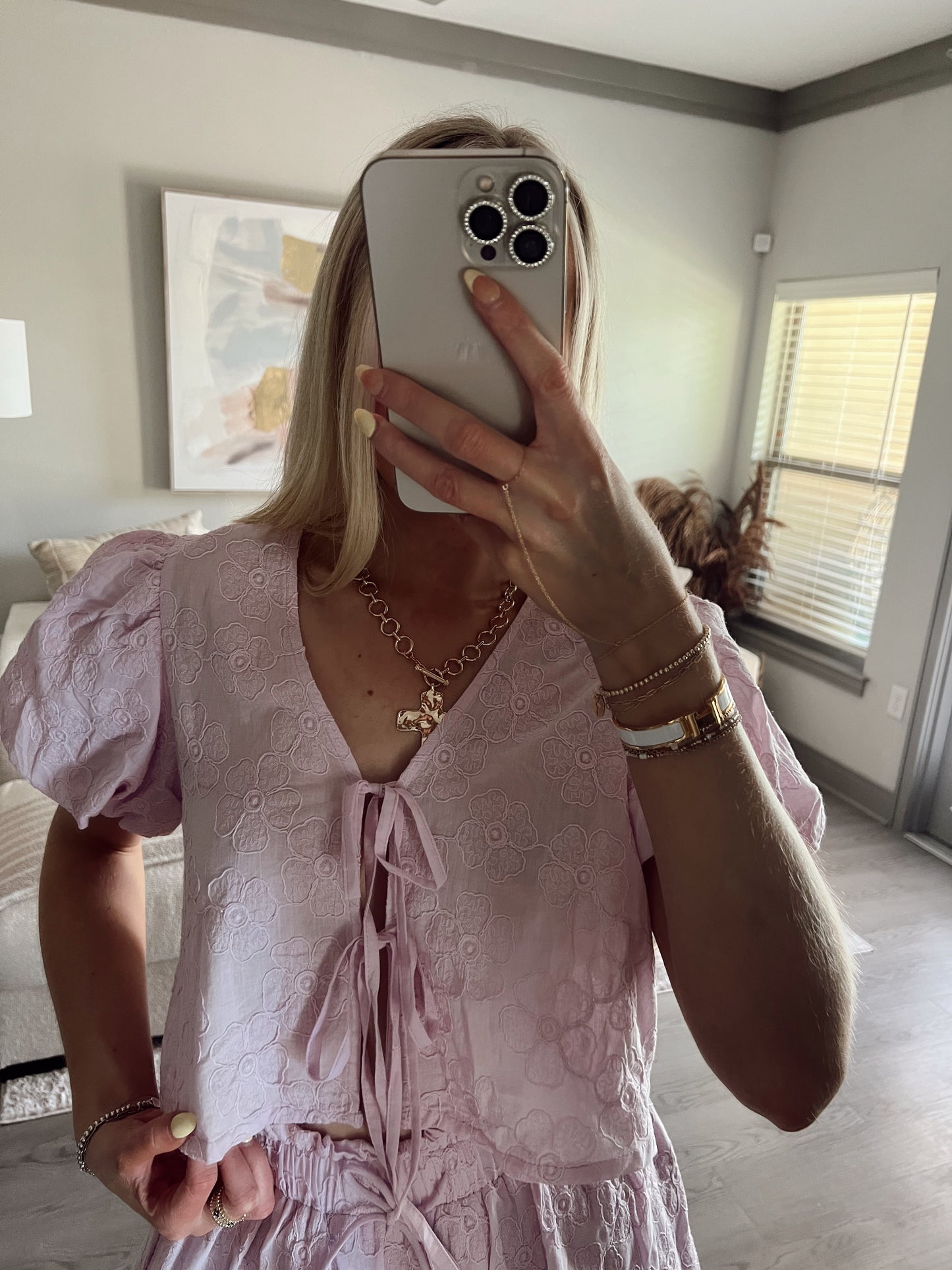 Lavender Floral Set