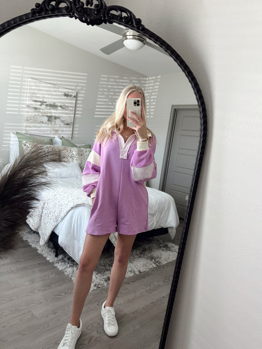 Color Block Romper