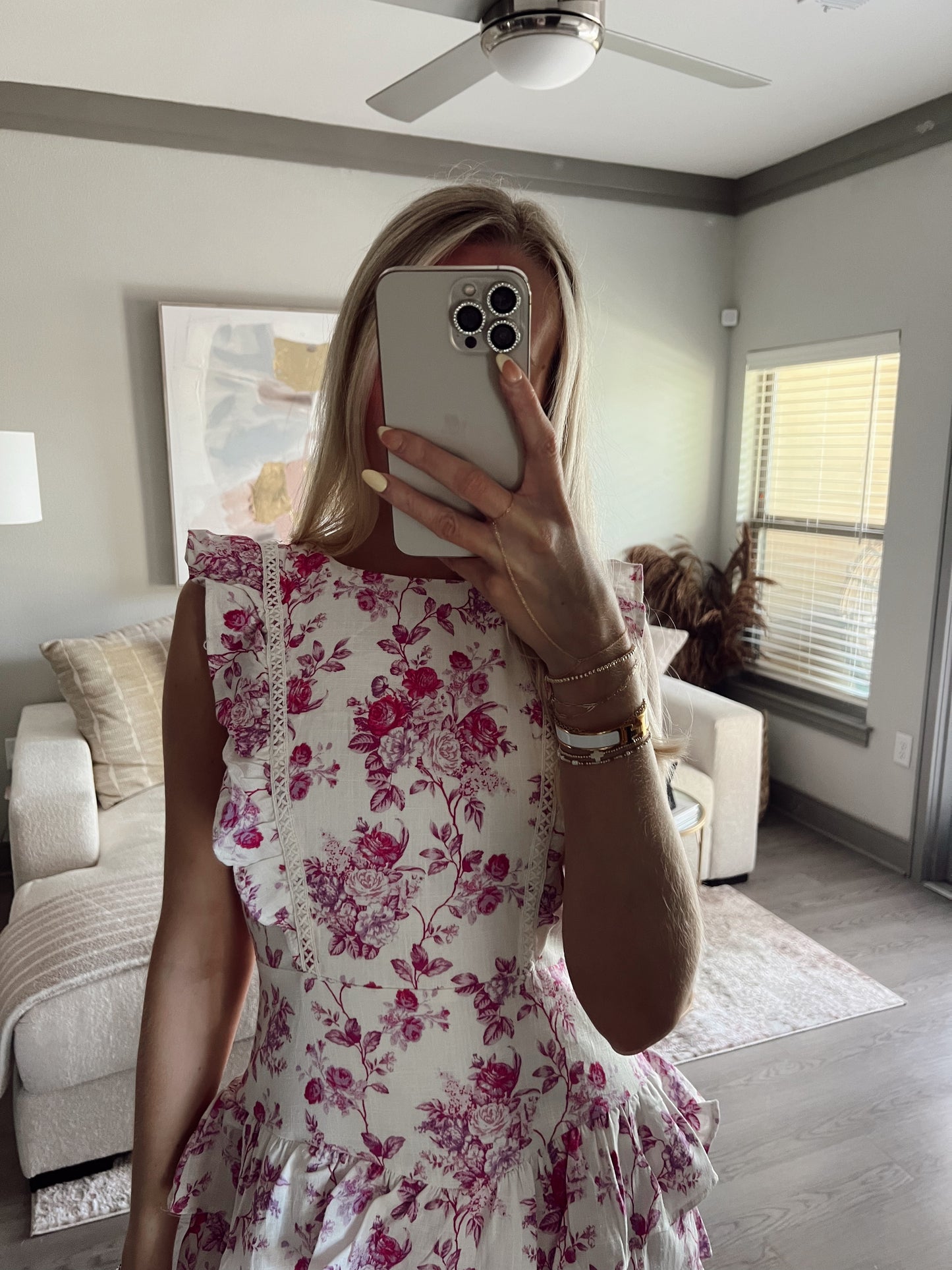 Floral Ruffle Dress
