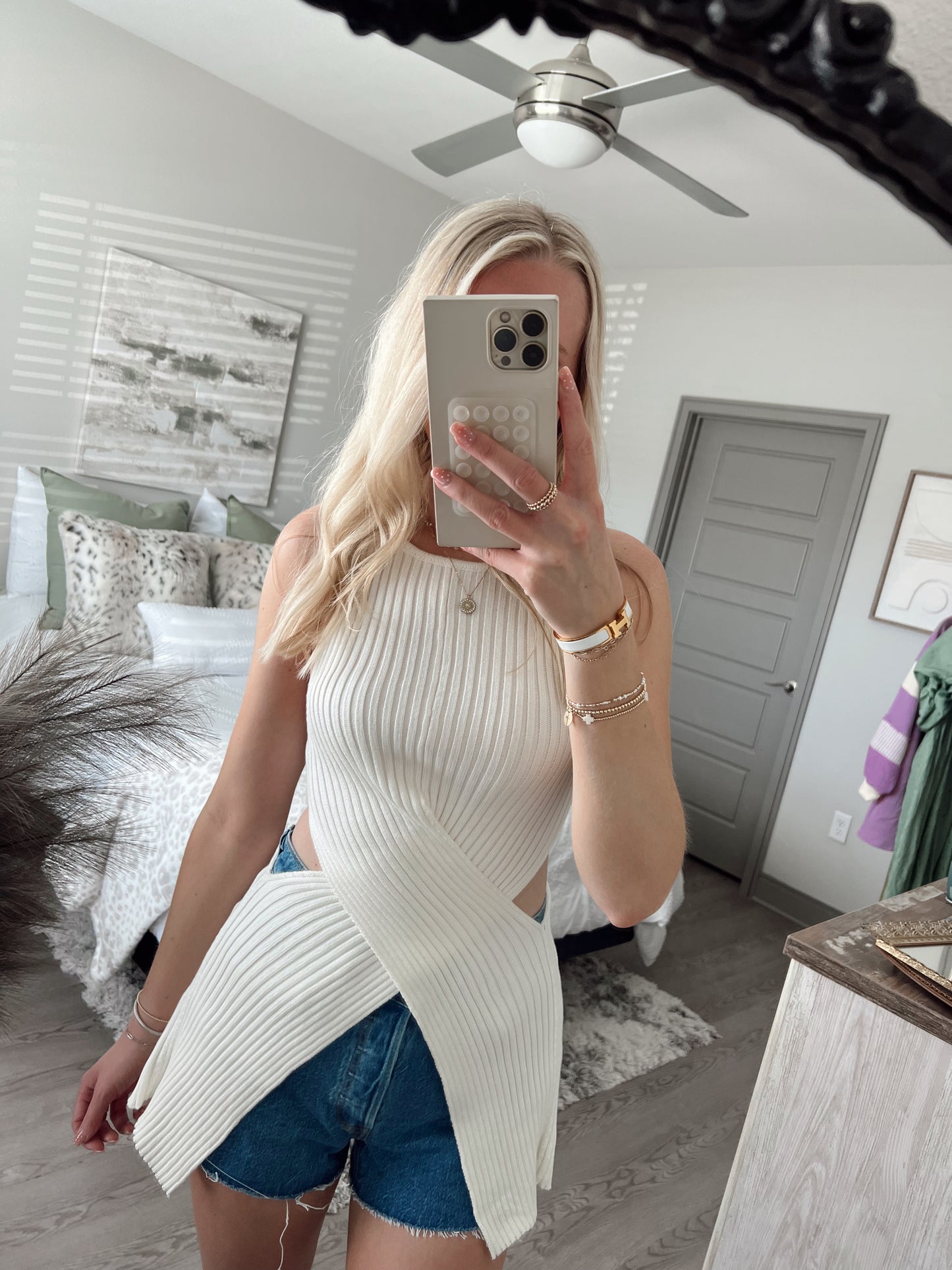 Cut Out Sweater Top