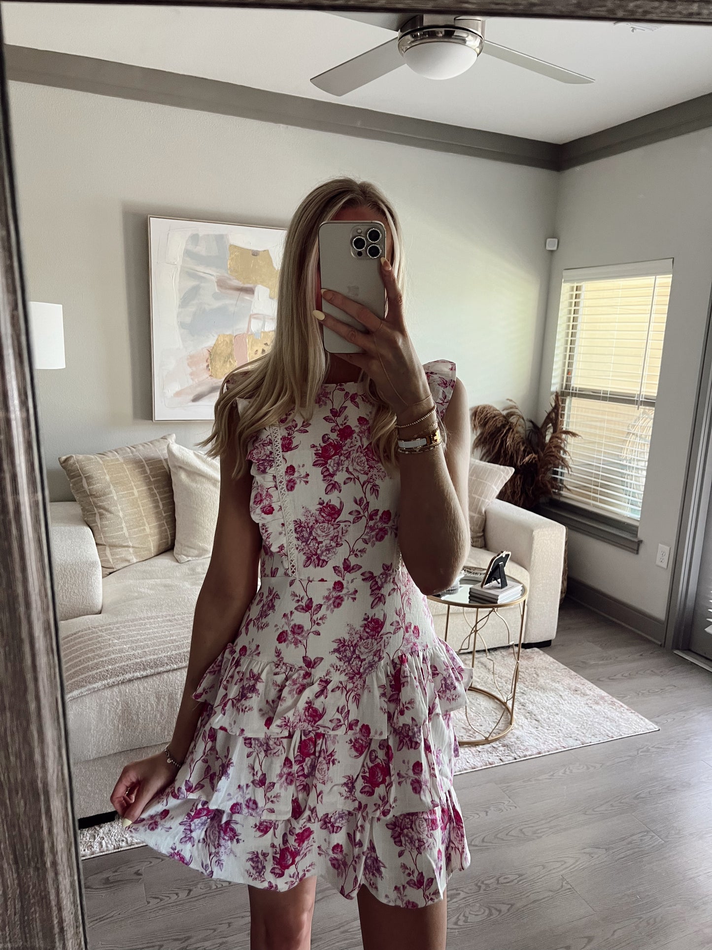 Floral Ruffle Dress