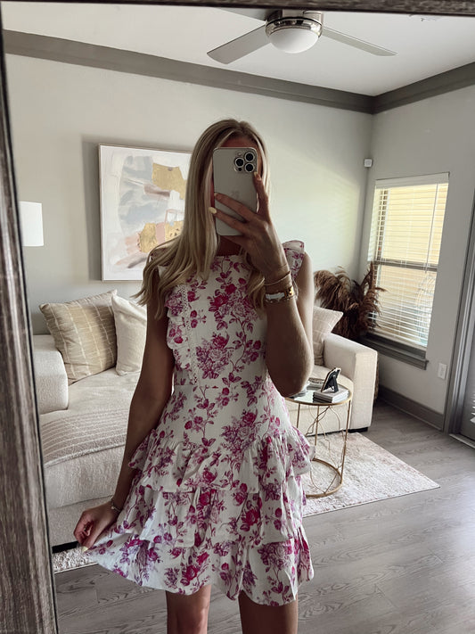 Floral Ruffle Dress