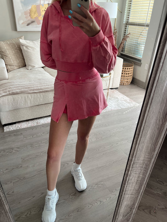 Washed Pink Skirt