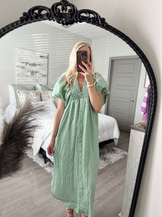 Puff Sleeve Dress